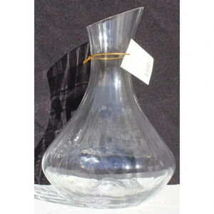 New Shabby Chic Glass Premium Linned Tannin Softening Elegant Wine Decanter
